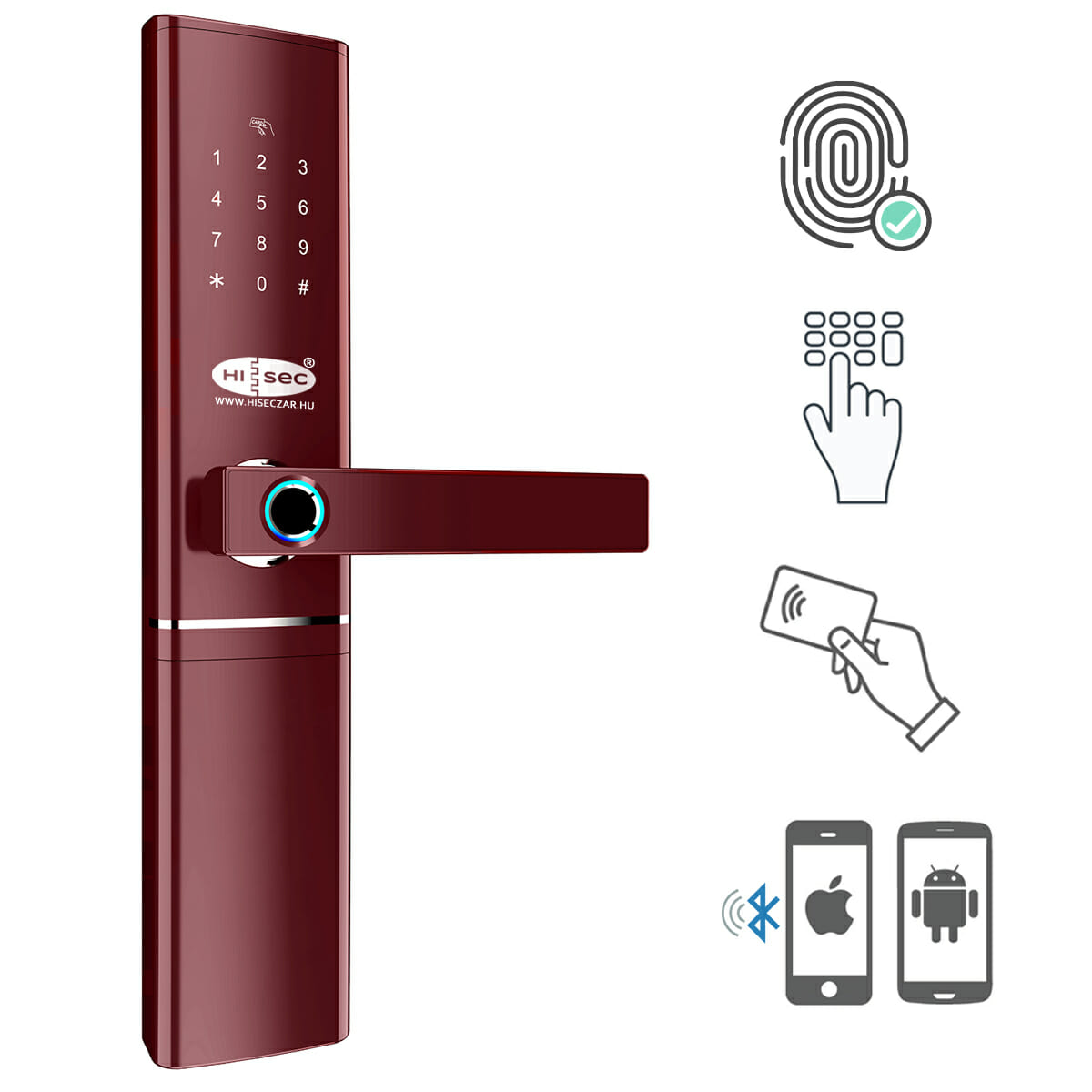 Nyitási módok a digitális zár esetében