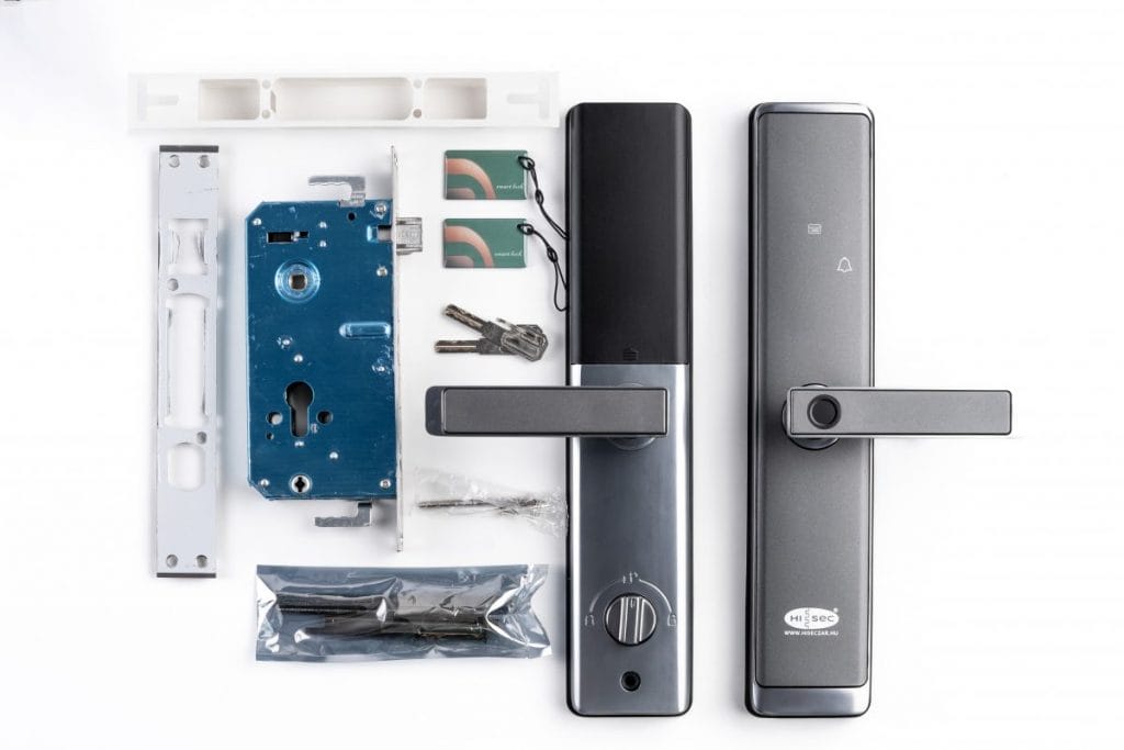 HiSec®-Mars-Okos-zar-v2.0-Nyithato-Mobil-alkalmazassal-ujjlenyomattal-PIN-koddal-Bluetoothal-es-NFC-vel-UJ