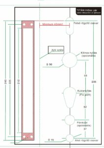 TITAN distribución agujeros