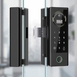 CERROSMART Crystal cerradura inteligente reconocimiento facial 3D puerta cristal